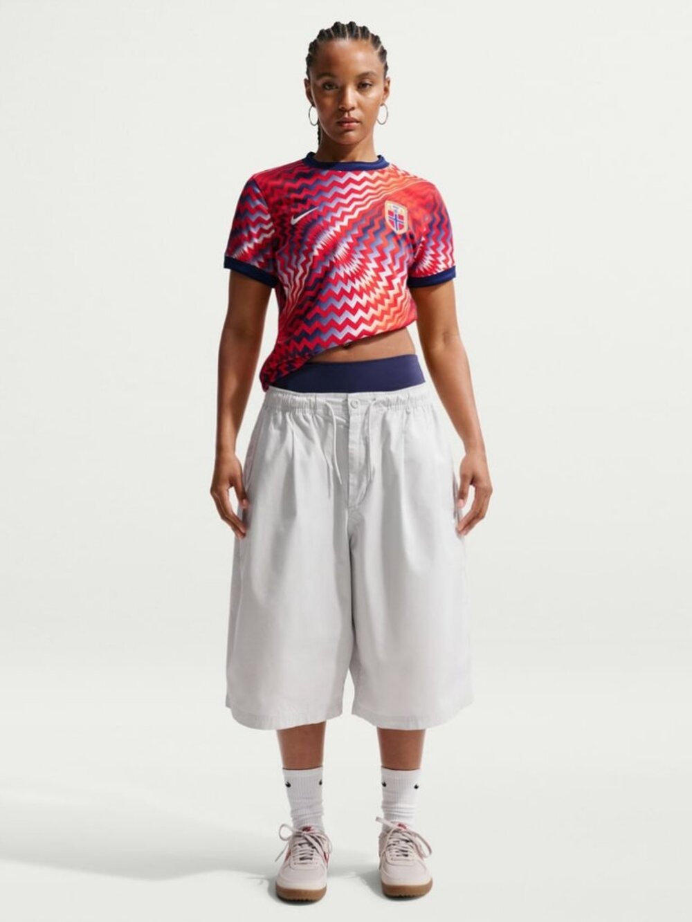 Nike Norway Women's 2026 Pre-Match Top Red M NWT